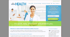 Desktop Screenshot of locktonmedicalliabilityinsurance.com