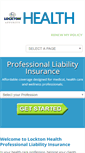 Mobile Screenshot of locktonmedicalliabilityinsurance.com