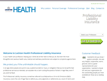 Tablet Screenshot of locktonmedicalliabilityinsurance.com